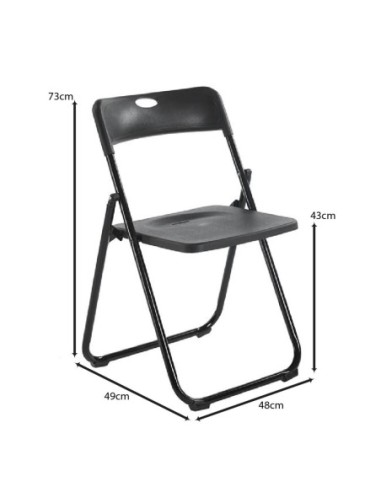 WENDY Folding Chair Black