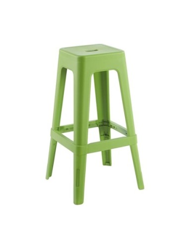 RELIX PP Bar Stool, Lime Green