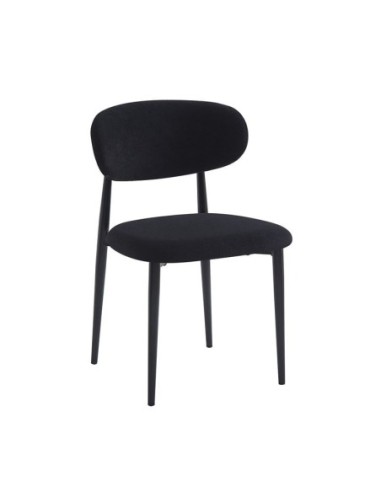 POINT Chair Black Metal, Teddy Black...
