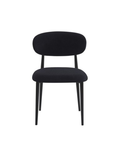 POINT Chair Black Metal, Teddy Black...