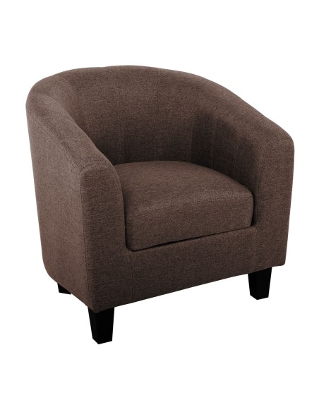 BOGA Armchair Brown Fabric