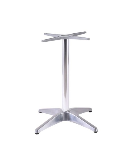 FACTORY Βάση Τραπεζιού Αλουμίνιο Απόχρωση Shiny Silver (2,35kg)