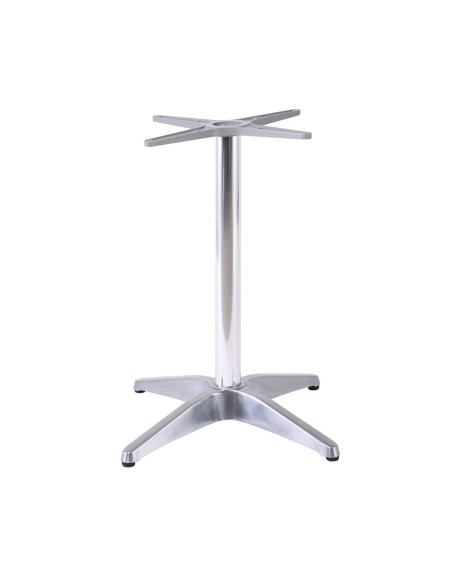 FACTORY Βάση Τραπεζιού Αλουμίνιο Απόχρωση Shiny Silver (2,35kg)