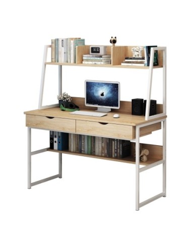 PC Metal Desk 2 Drawers-2 Shelves...