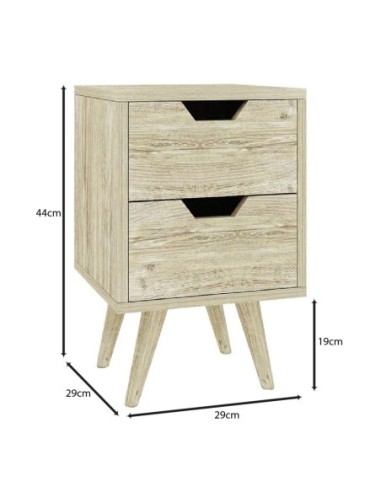 ALINA Κομοδίνο Απόχρωση Sonoma