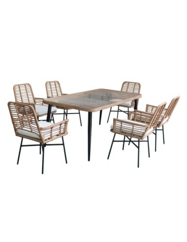 SALSA Dining Set (1+6) Metal...