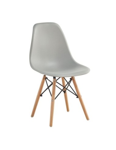 ART Wood Chair (Full K-D) PP Grey