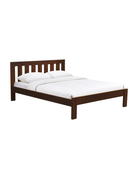 SOHO Bed (for Mattress 160x200cm) Sheesham, Walnut Finish