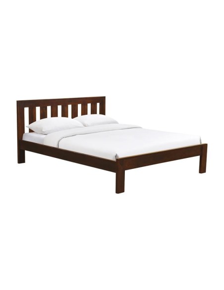 SOHO Bed (for Mattress 150x200cm) Sheesham, Walnut Finish