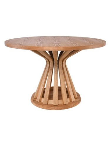 FABIO Round Dining Table D120cm Natural
