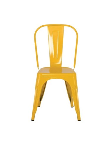 RELIX Chair Metal Yellow Matte