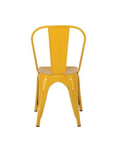 RELIX Chair Metal Yellow Matte