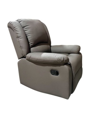 EVA Relax Armchair, Pu Brown