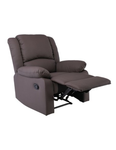 EVA Relax Armchair, Pu Brown
