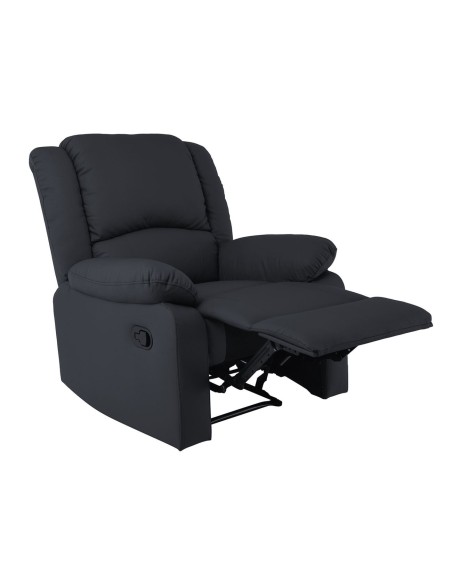 EVA Relax Armchair, Pu Black