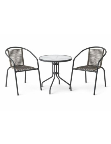 MIKA Set (Table D.60cm+2 Armchairs)...