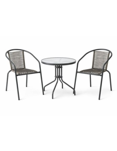 MIKA Set (Table D.60cm+2 Armchairs)...