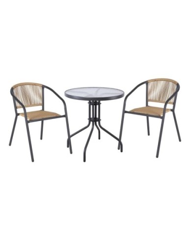 PATTY Set (Table D.60cm+2 Armchairs)...