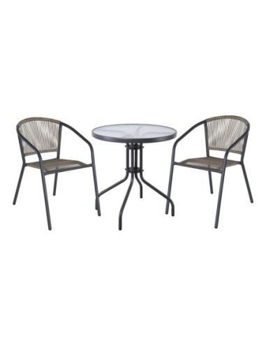 PATTY Set (Table D.60cm+2 Armchairs)...