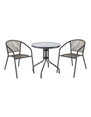 PATTY Set (Table D.60cm+2 Armchairs)...