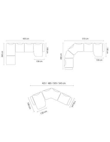 STONES Corner composition Sofa Komfy...