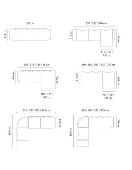 Γωνιακή Σύνθεση Καναπέ STONES Komfy by Sofa Company