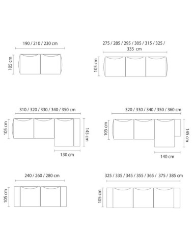 Γωνιακή Σύνθεση Καναπέ NASH Komfy by...