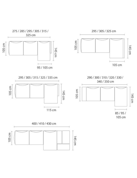 NASH Corner composition Sofa Komfy by Sofa Company