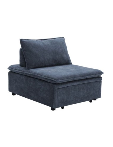 FRANNIE Chair Bed, Fabric Blue-Grey
