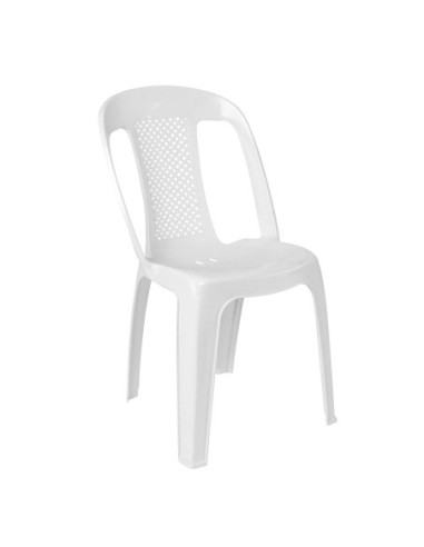 ELECTRA Καρέκλα Στοιβαζόμενη, ΡΡ Άσπρο