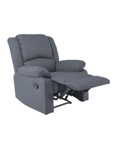 EVA Relax Armchair, Pu Dark Grey