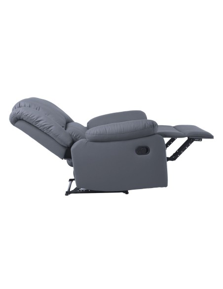 EVA Relax Armchair, Pu Dark Grey