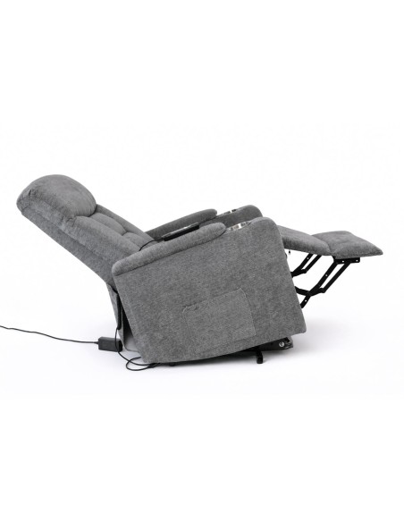 NANCY Lift-Relax Armchair, Fabric Dark Grey (Electric Lift & Tilt)