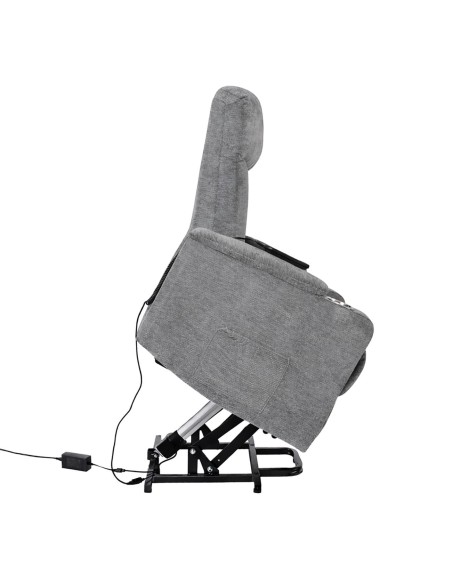 NANCY Lift-Relax Armchair, Fabric Dark Grey (Electric Lift & Tilt)