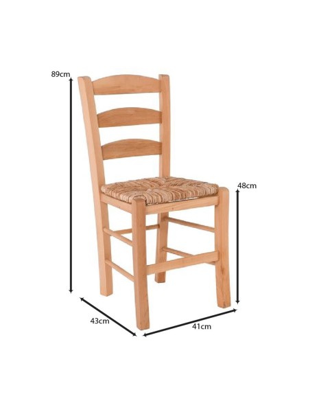 SKIROS Beech Chair Impregnation Natural