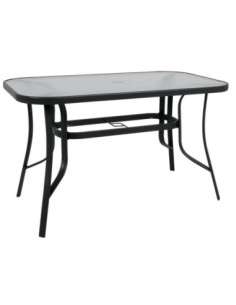 RIO Table 150x90cm Metal Black