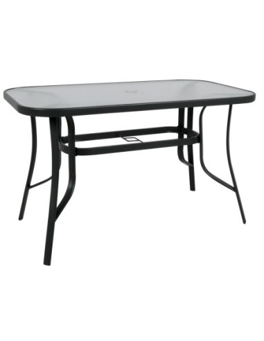 RIO Table 150x90cm Metal Black
