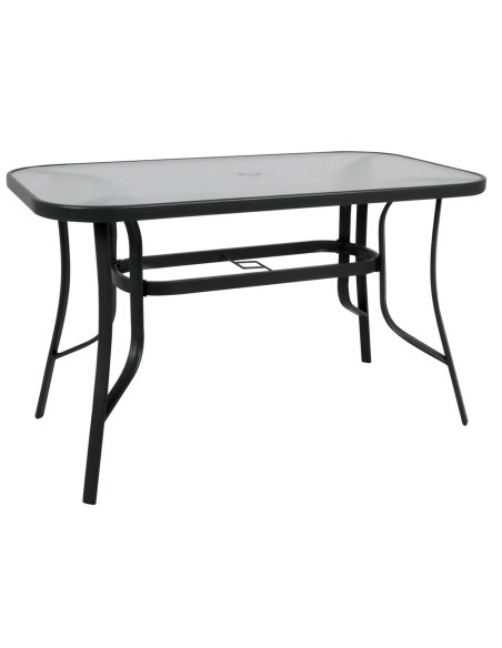 RIO Table 150x90cm Metal Black