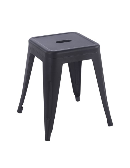 RELIX Stool H.45cm Metal Black Matte