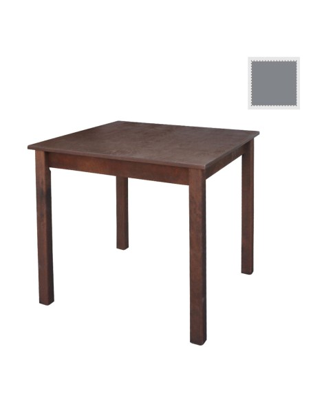 ΤΑVERNA Table 80x120 Impregnation Lacquer Grey K-D