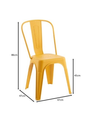 RELIX PP Chair, Egg Yellow