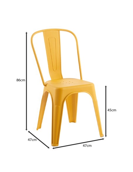 RELIX PP Chair, Egg Yellow