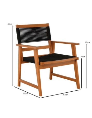 SPRING Living Armchair Acacia...