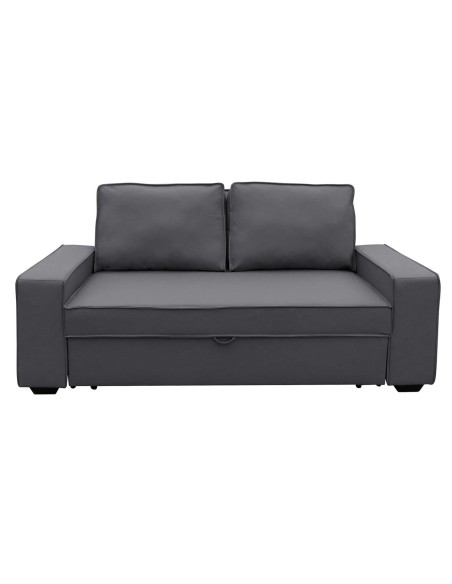 ALISON Sofabed Pu-Nabuk Grey
