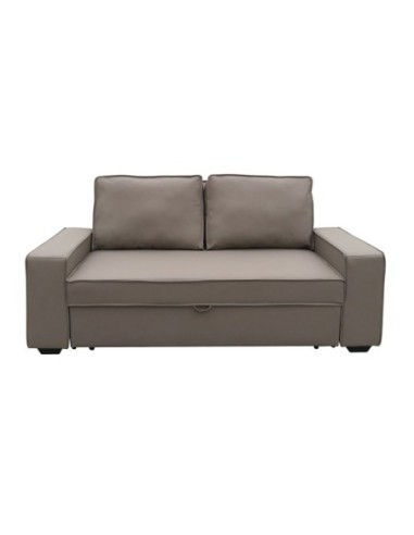 ALISON Sofabed Pu-Nabuk Brown Mocha