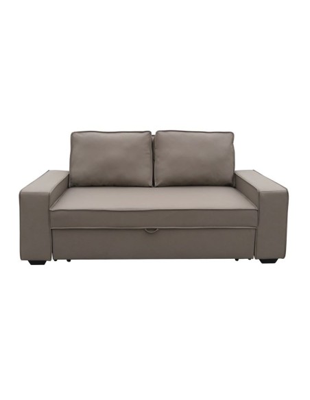 ALISON Sofabed Pu-Nabuk Brown Mocha