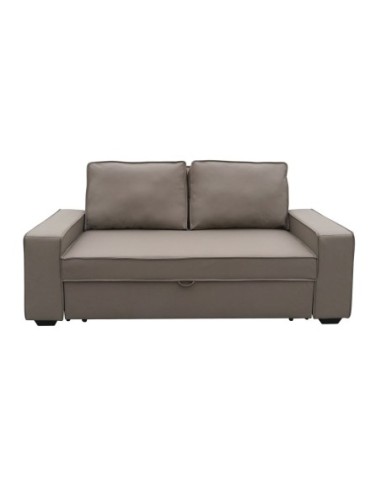 ALISON Sofabed Pu-Nabuk Brown Mocha