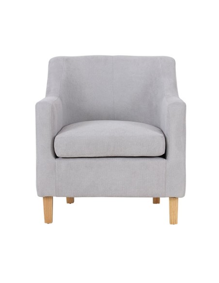 BETA Armchair Light Grey Fabric