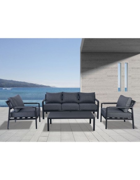 RIVIERA Set Alu, Anthracite (4pcs)