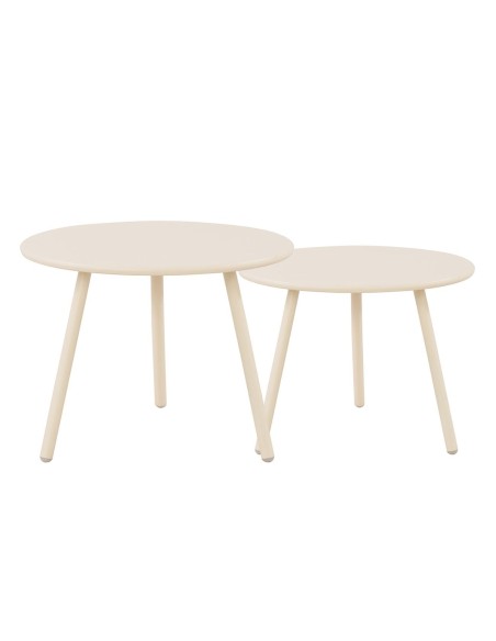 ASTRID Set (5pcs) PP-Metal Cream-Cushions Sandy Green